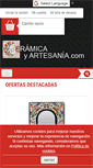 Mobile Screenshot of ceramicayartesania.com